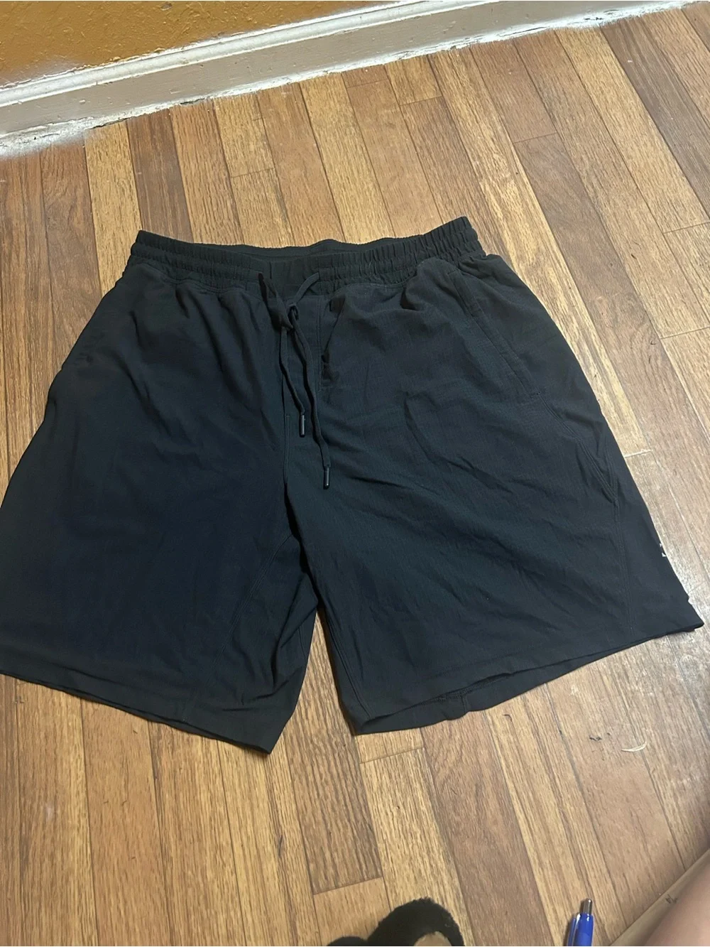 Lululemon Men's Black Performance Drawstring Shorts